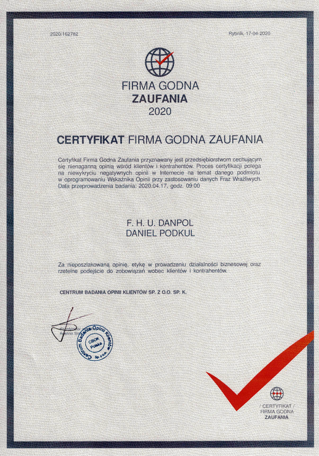 Firma godna zaufania sklep internetowy centrumhandlowe.net